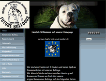 Tablet Screenshot of futurebulldogs.de